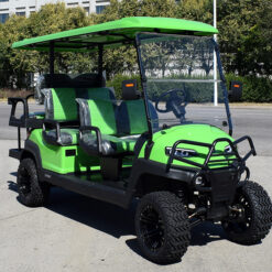 xe điện sân golf 6 chỗ màu xanh lá cây